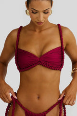 Novo Conjunto de Biquíni 3 Peças – Alça trançada