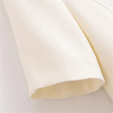 Conjunto Feminino Elegância Clássica – Blazer Transpassado com Botões Duplos e Calça de Cintura Alta