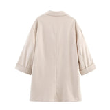 Conjunto Alfaiataria Moderna – Blazer com Botões Duplos e Calça Wide Leg