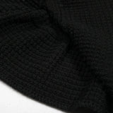 Vestido Bicolor – Decote V, Manga Longa, Slim Fit com Bolsos Bordados