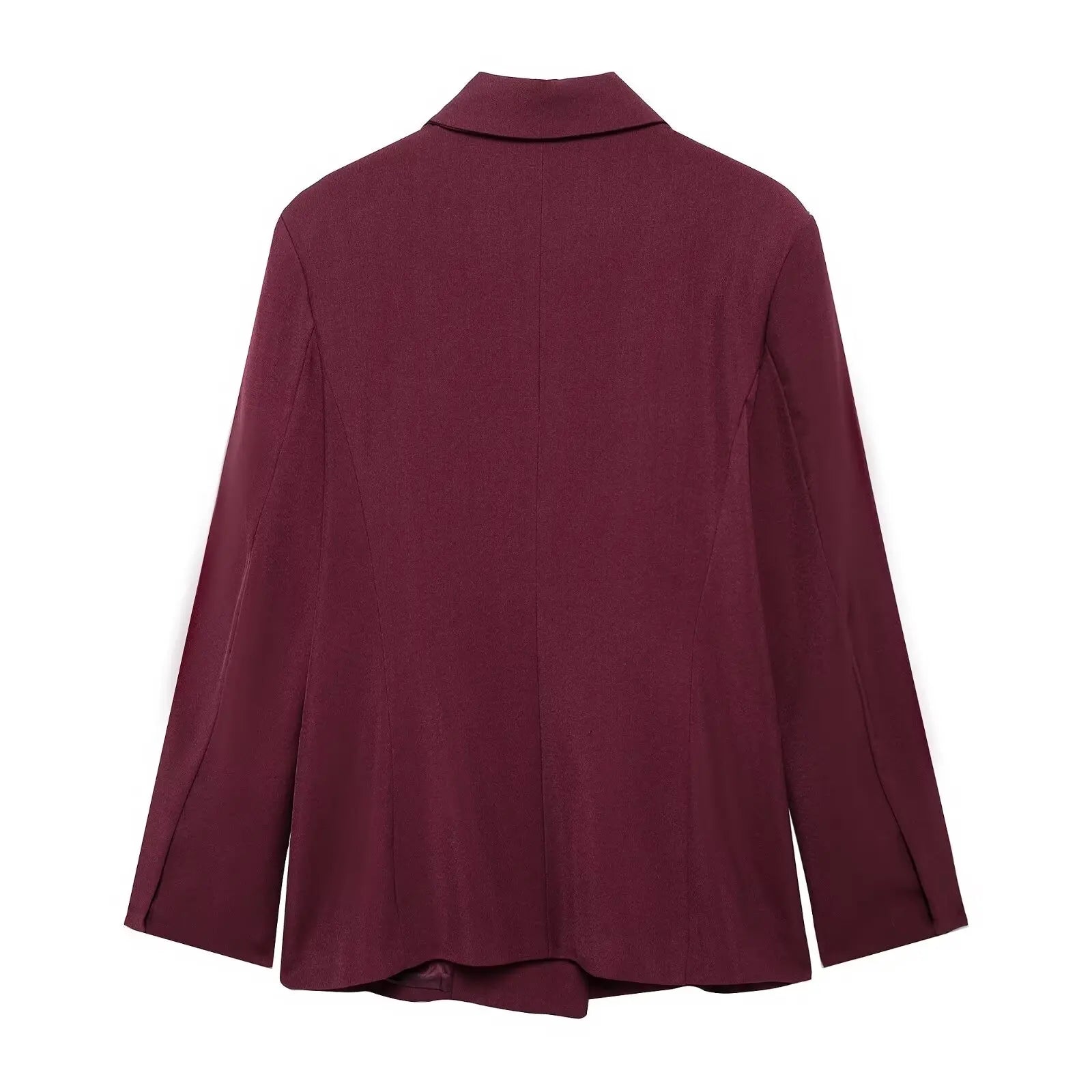 Conjunto – Blazer com Botões Duplos e Calça de Cintura Alta