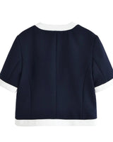 Conjunto Feminino Versátil – Blusa Básica com Recortes e Calça Reta Cintura Alta