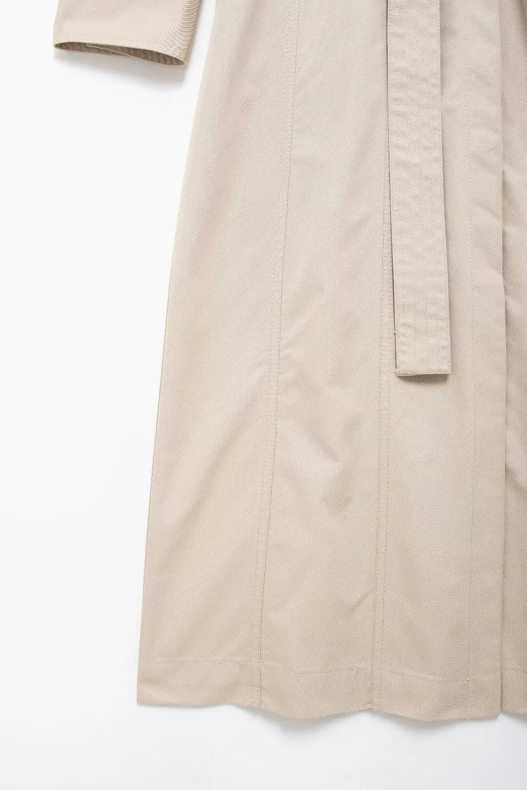 Vestido Chemise Feminino Estilo – Manga Longa, Gola Slim