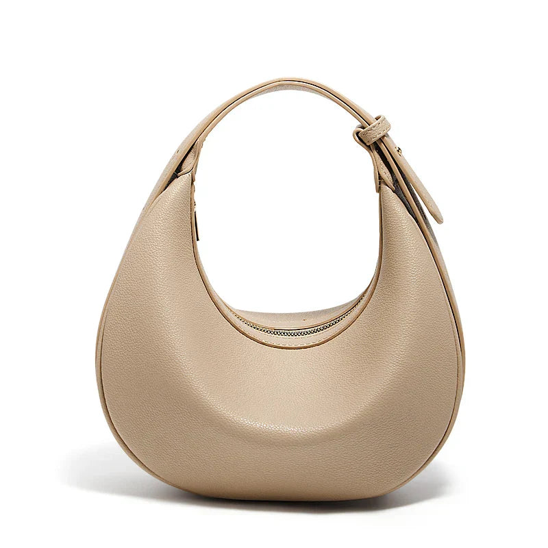 Bolsa – Modelo Meia-Lua, Estilo Crossbody, Elegante
