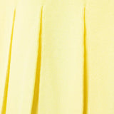 Mini Vestido Modal Plissado de Malha com Gola Redonda