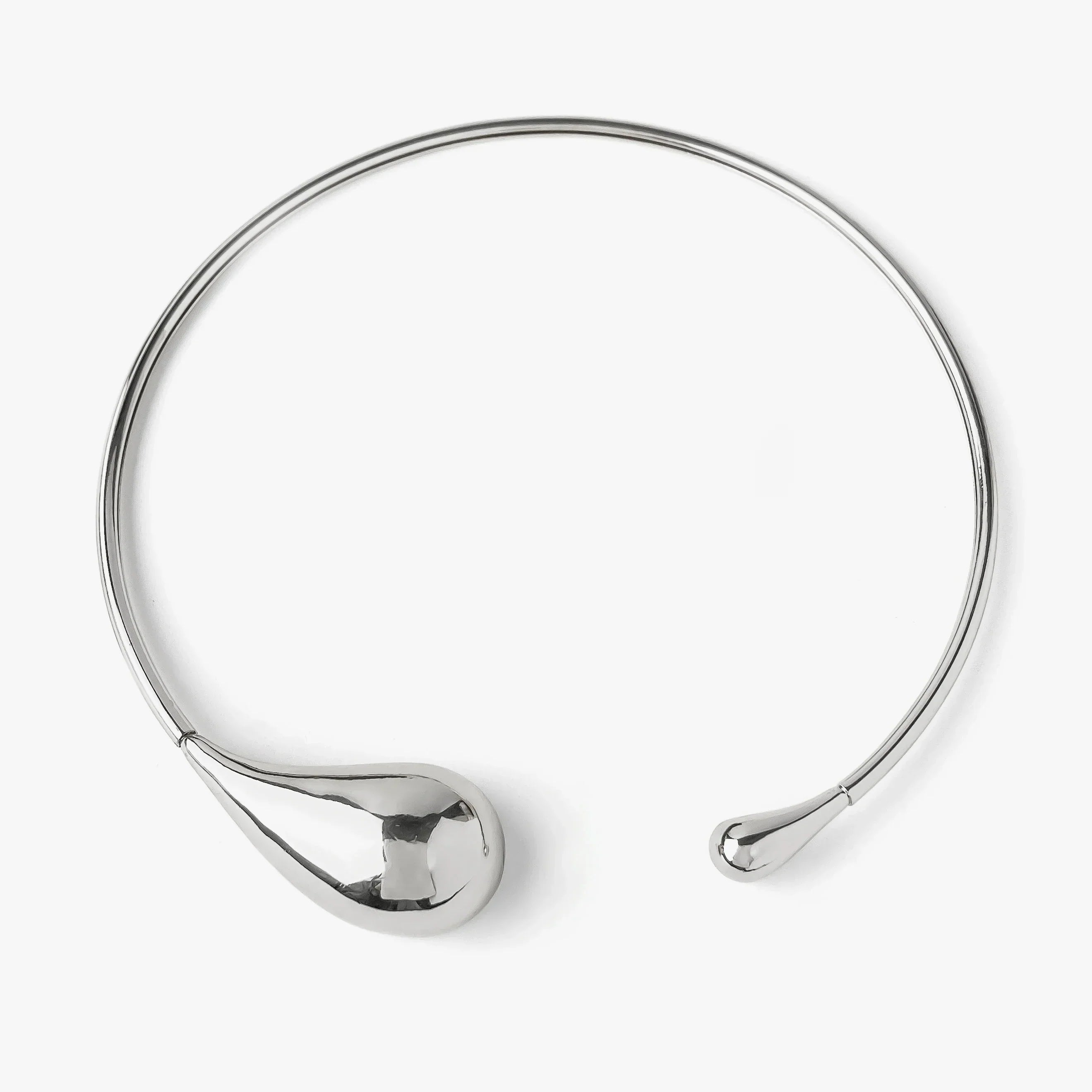 Colar Choker Aberto Gota de Água Irregular - Joia Fashion