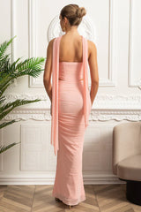 Conjunto – Saia Longa de Cintura Alta + Top Justo Bandage, Look Elegante para Festa