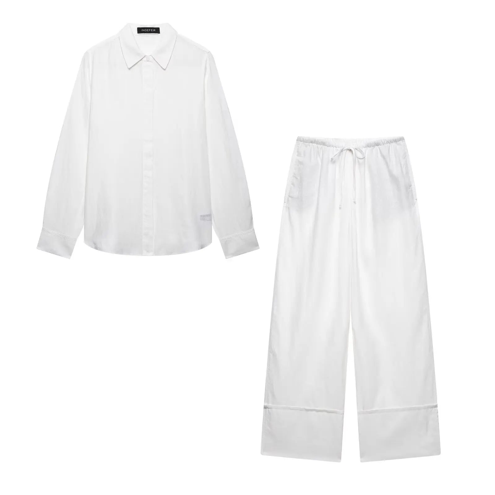 Conjunto Camisa e Calça Pantalona – Elegância e Conforto