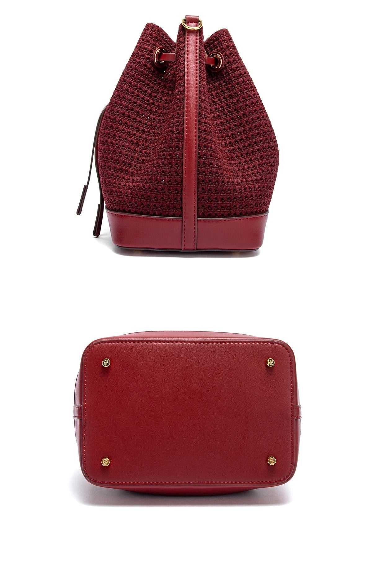 Bolsa CHCH Bucket – Estilo para Viagem, Alça de Ombro, Design em Tecido Splicing