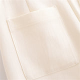 Conjunto Feminino Elegância Clássica – Blazer Transpassado com Botões Duplos e Calça de Cintura Alta