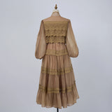 Vestido Lumière – Edição Exclusiva com Renda Bordada