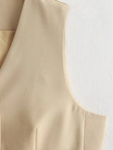 Conjunto de Colete e Saia Longa - Estilo e Elegância