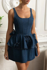 Vestido Jeans – Design em Camadas, Versátil e Confortável para Primavera