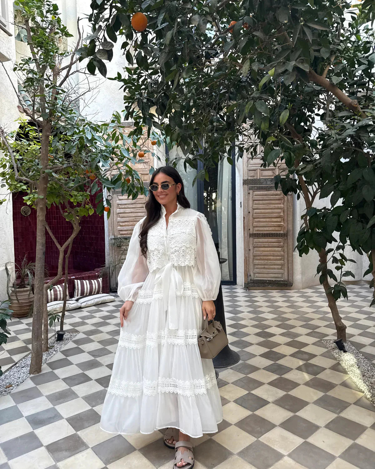 Vestido Lumière – Edição Exclusiva com Renda Bordada