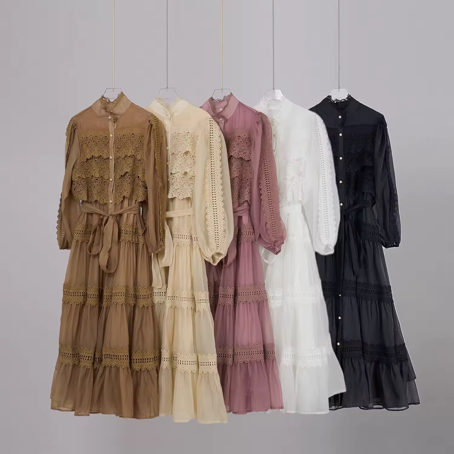 Vestido Lumière – Edição Exclusiva com Renda Bordada