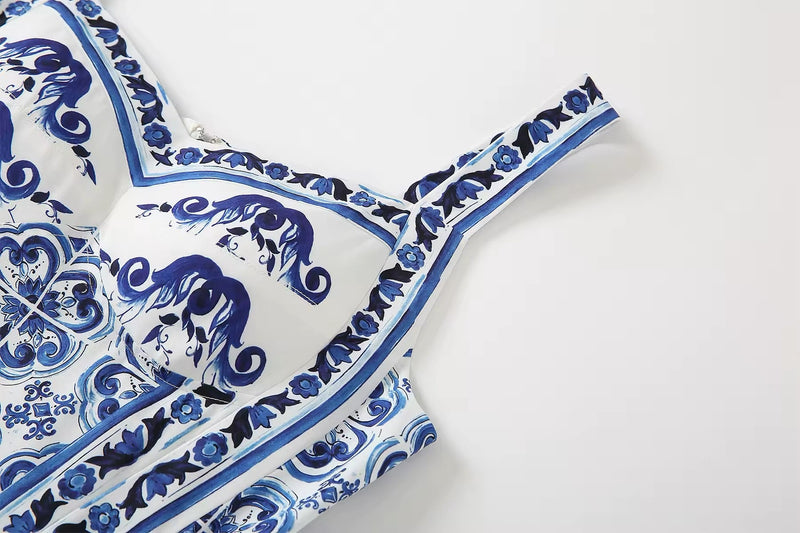 Vestido Estampa Dolce - Elegante