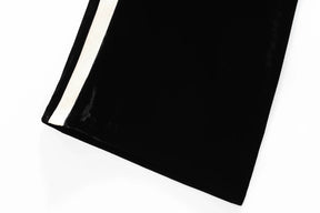 Conjunto em Veludo com Camisa de Manga Longa e Calça – Design Elegante com Detalhes Laterais