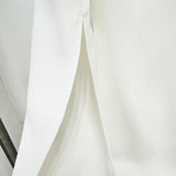 Vestido Bordado á Mão – Gola Alta, Manga Longa