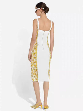 Vestido Estampa DG - luxo novidade