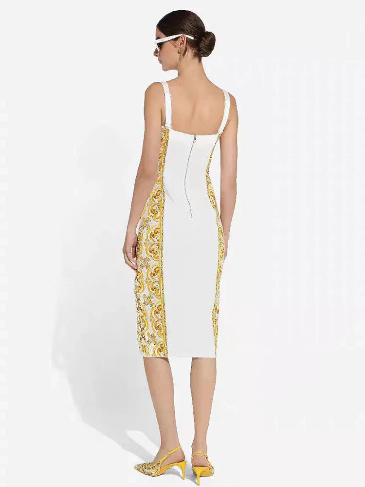 Vestido Estampa DG - luxo novidade