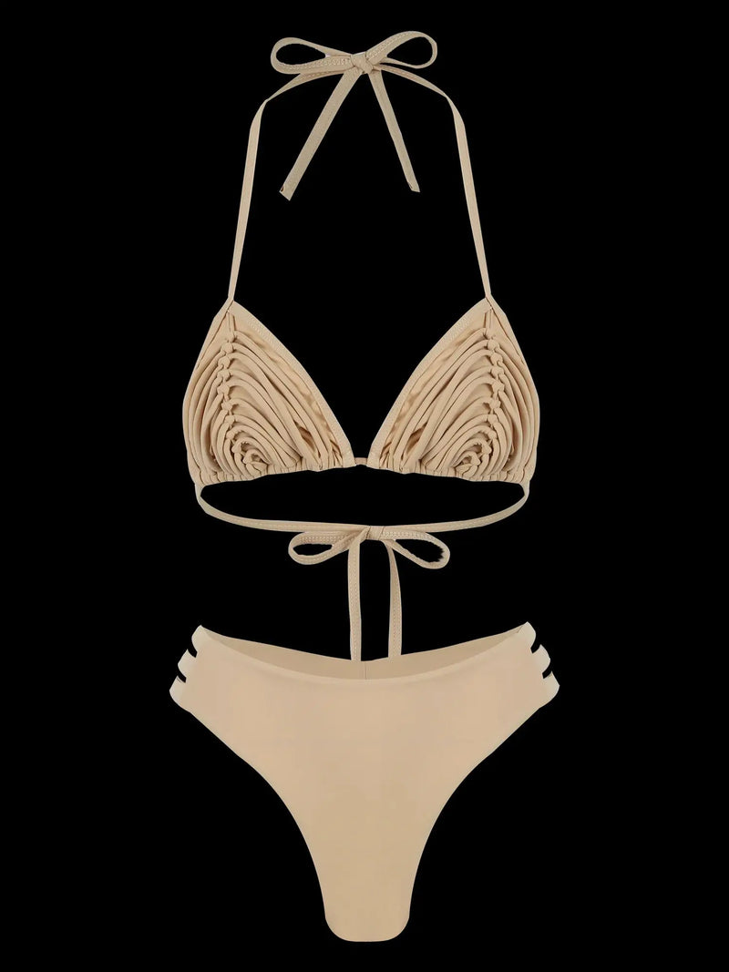 Biquini detalhado cintura alta