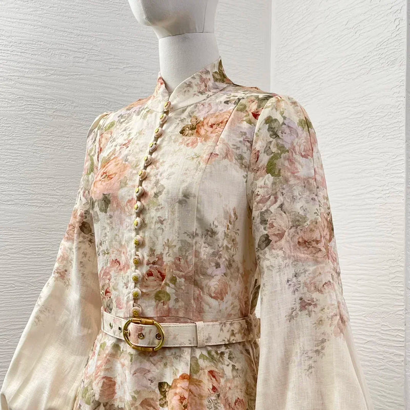 Vestido Luxo ALEMAiS 100% Linho puro