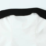 Blusa Sem Alças com Laço - Top Cropped Branco Estilo Chic