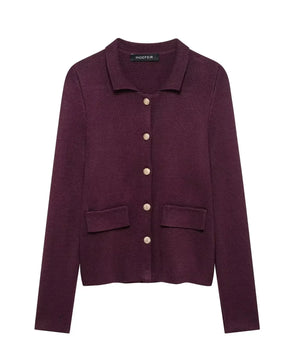 Conjunto Feminino Minimalista em Tricô – Jaqueta + Saia | Look Elegante