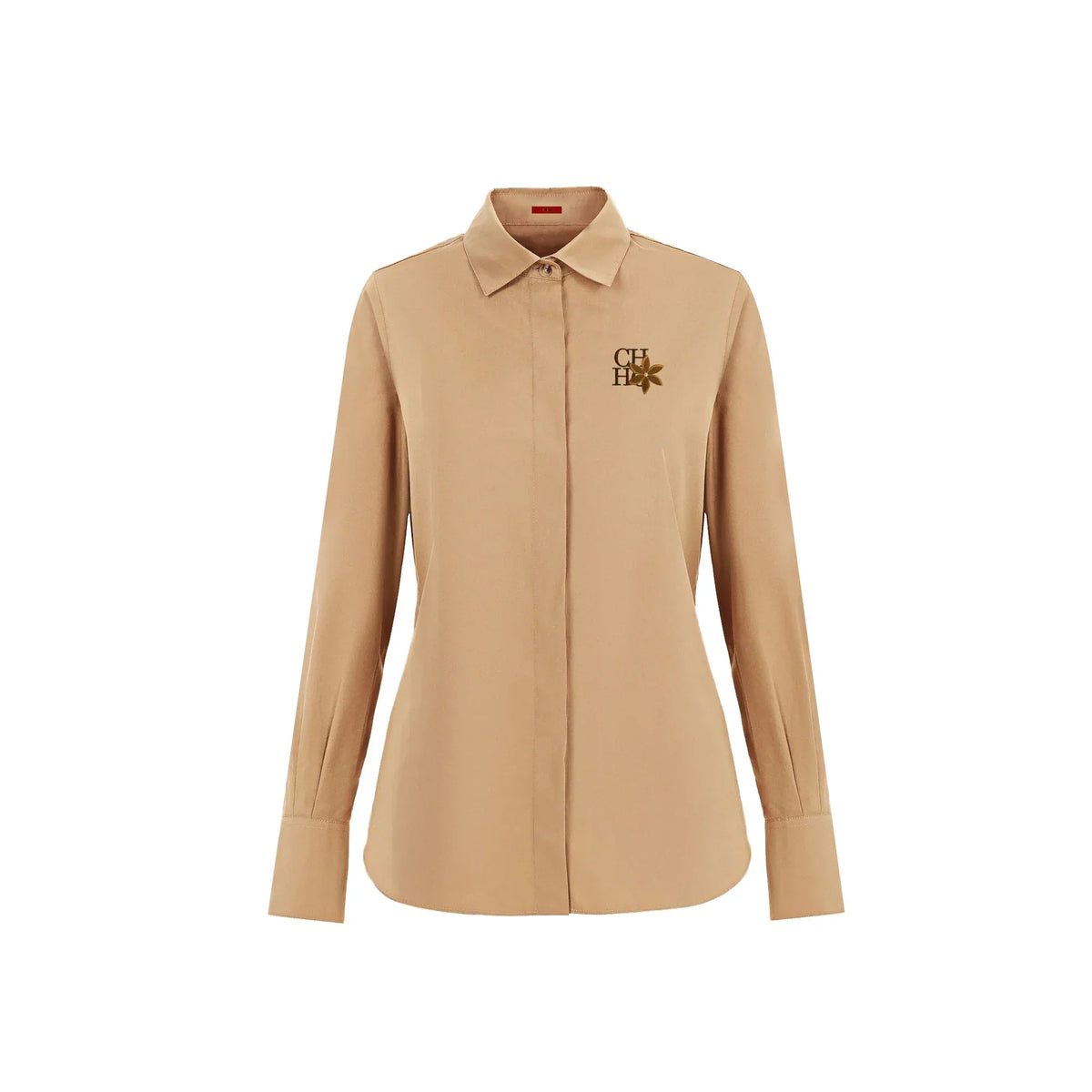 Conjunto CHCH – Camisa Bordada + Saia Midi Plissada Casual Chic