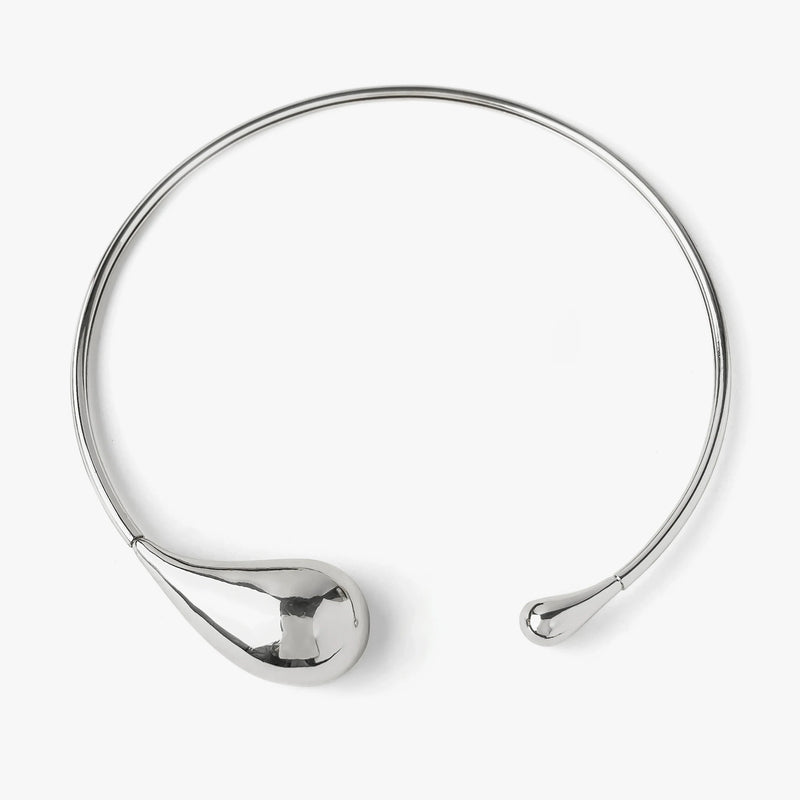 Colar Choker Aberto  Gota de Água Irregular - Joia Fashion