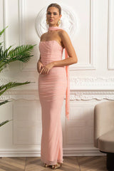 Conjunto – Saia Longa de Cintura Alta + Top Justo Bandage, Look Elegante para Festa