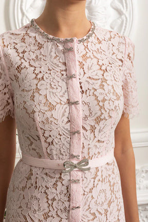 Vestido Longo de Renda Estilo Sereia – Elegância e Sofisticação em Cada Detalhe