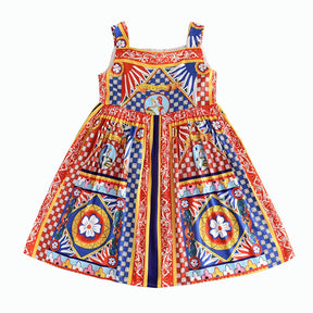 Vestido menina Infantil - Coleção Mae e filha