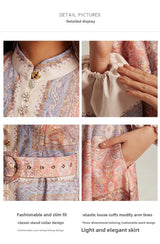 Vestido elegante estampa boho - Novidade