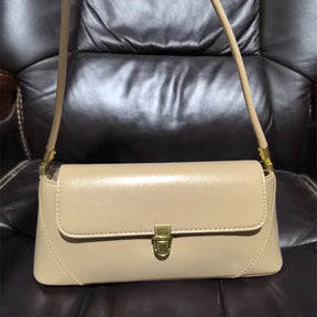 Bolsa de Ombro – Couro Ecológico, Estilo Luxo, Pequena e Elegante, Modelo Underarm/Clutch