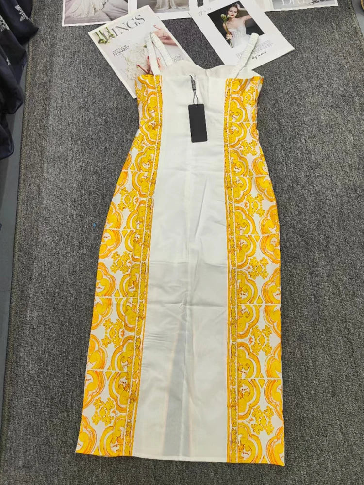 Vestido Estampa DG - luxo novidade