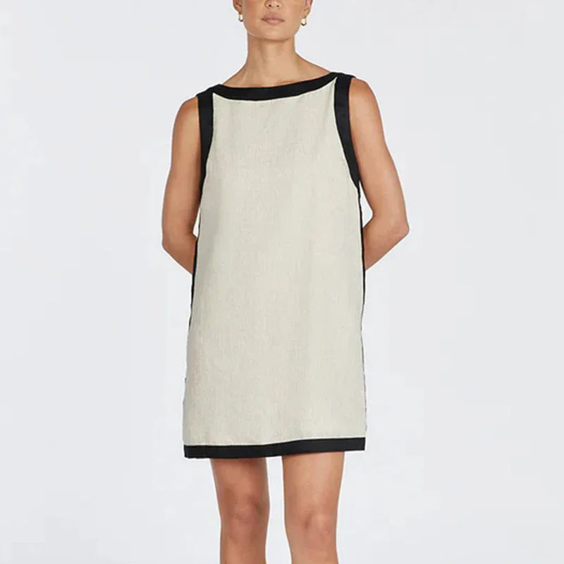 Vestido de Linho Sem Mangas – Leve e Elegante