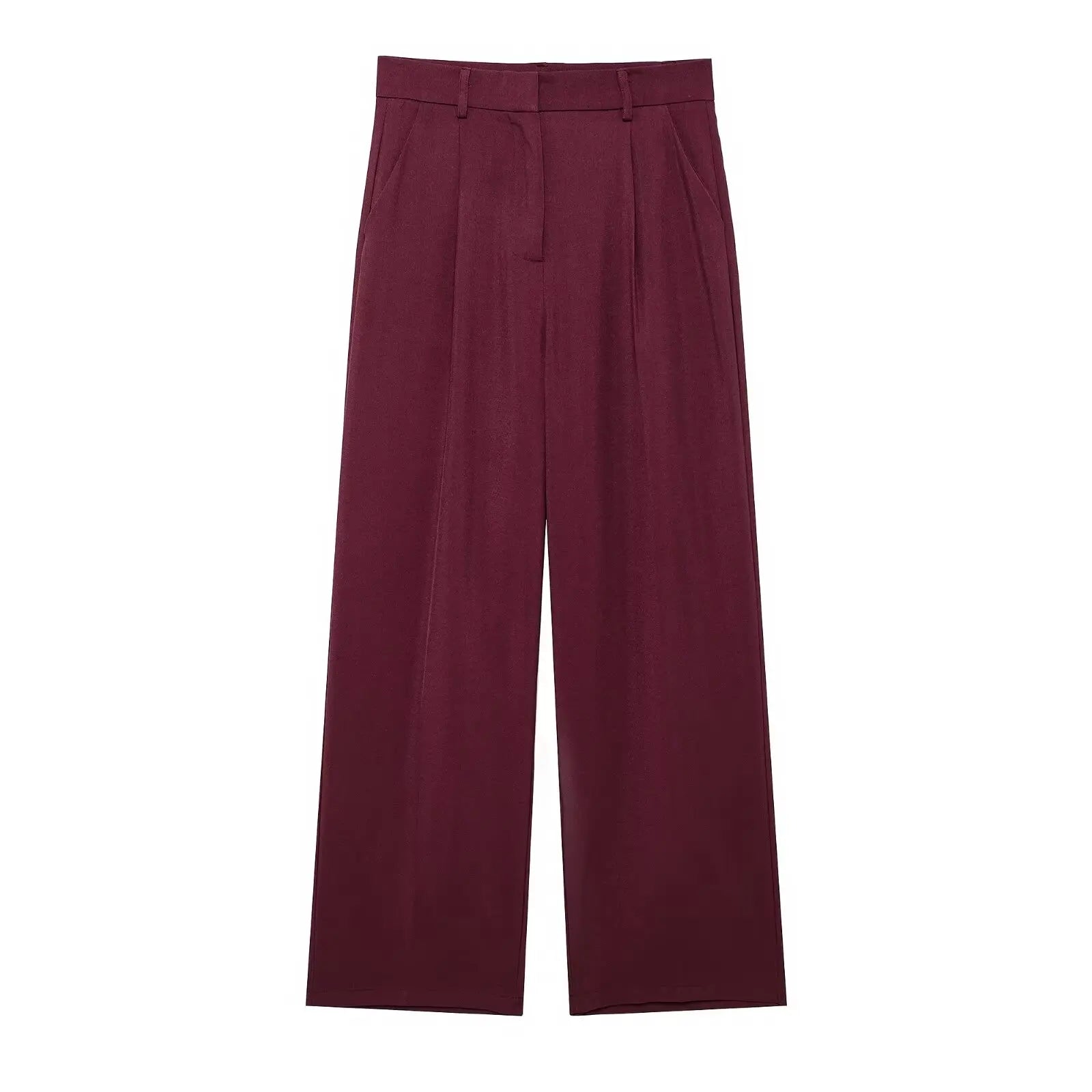 Conjunto  – Blazer com Botões Duplos e Calça de Cintura Alta