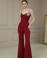 Macacão Bordado á Mão & Modelagem Slim